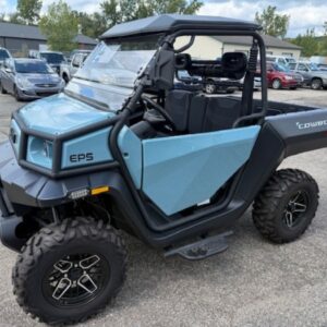 Electric utility vehicle with dump bed for sale