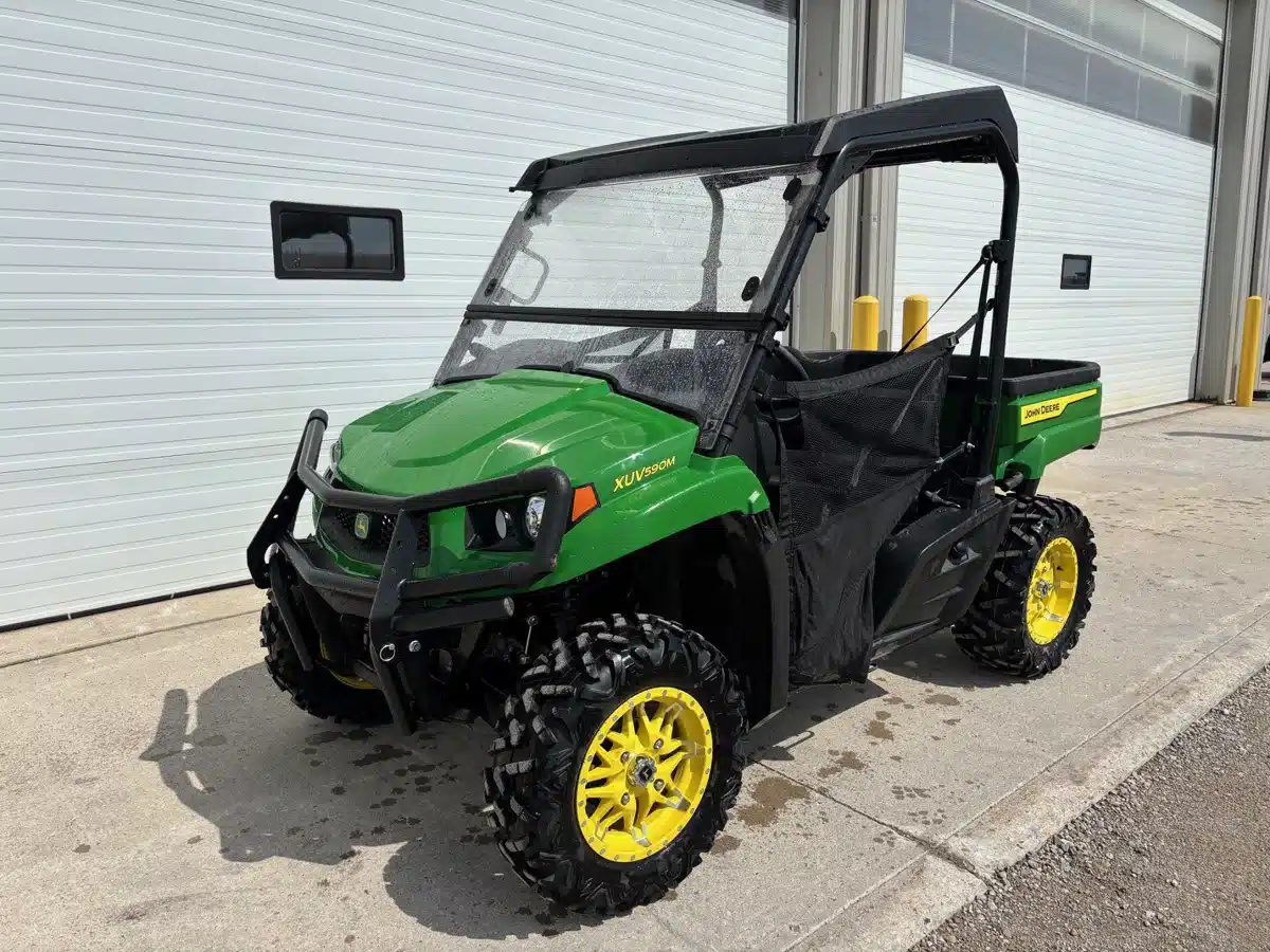 handpicked red chillies John Deere XUV 590M UTVs