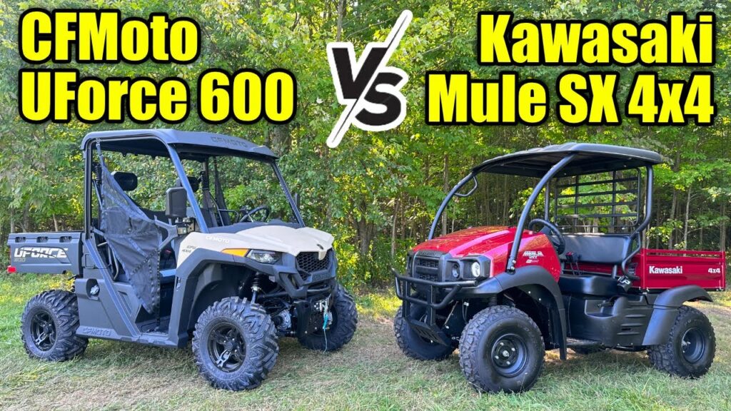 CFMOTO UForce vs Kawasaki Mule